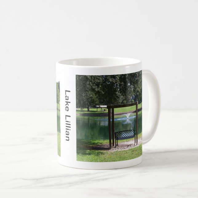 Visa en liten stad sjö kaffemugg (Framsida höger)