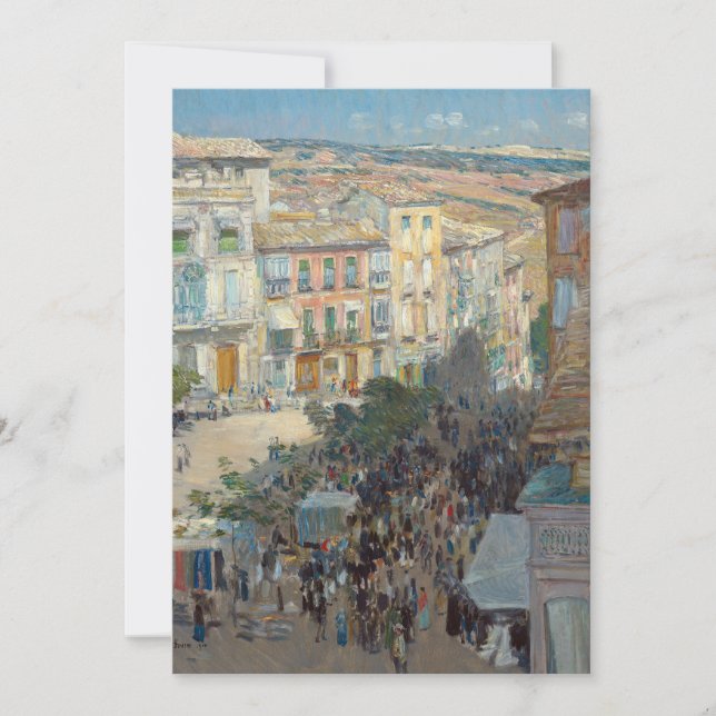 Visa en sydlig Fransk stad | Childe Hassam (Framsida)