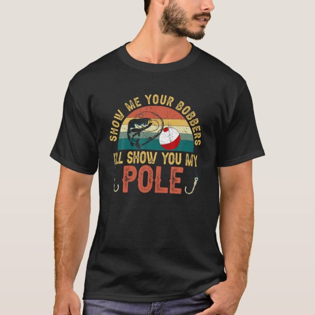 Visa er Bobbers att jag ska visa er mitt polfiske T Shirt (Framsida)