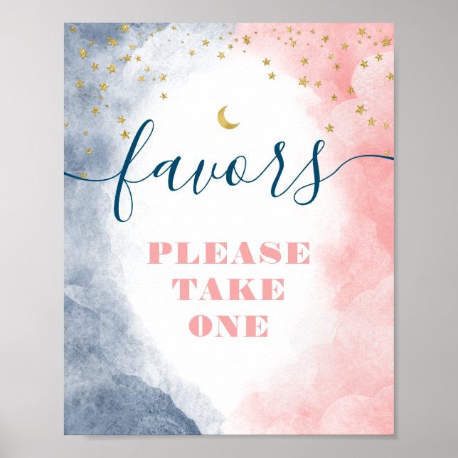 Visa favoriter för Vattentärsfärg, Twinkle-Gender- Poster (Framsidan)