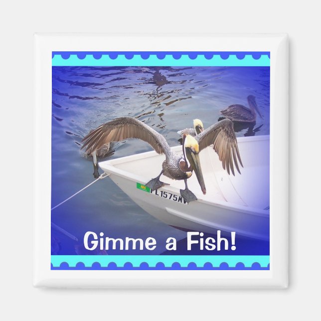 Visa fisken! magnet (Framsidan)