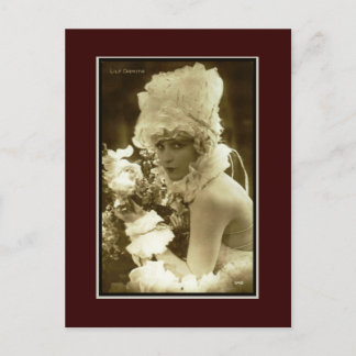 Visa flicka 1920 vykort