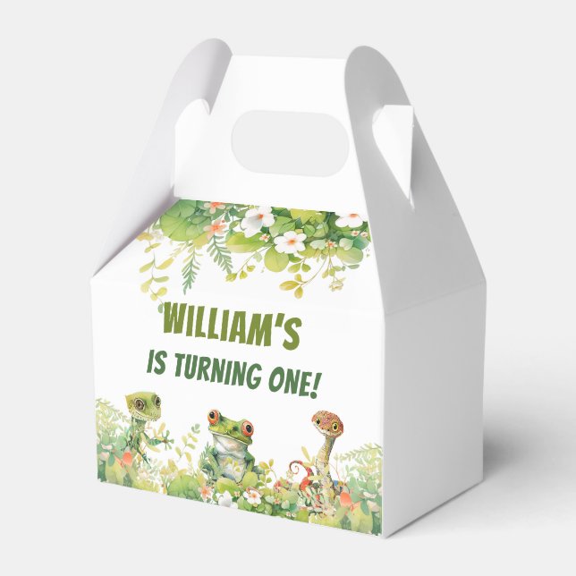 Visa Födelsedagsfest för repetering Presentaskar (Framsidan Sidan)