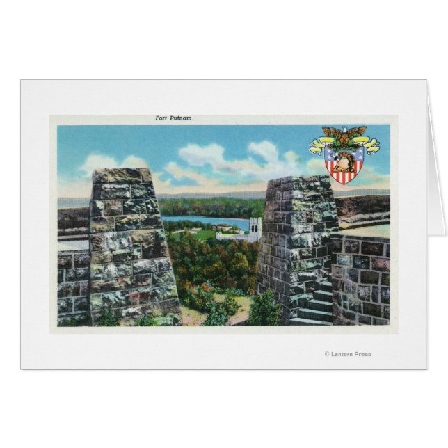 Visa Fort Putnam Hälsningskort (Framsidan Horizontal)