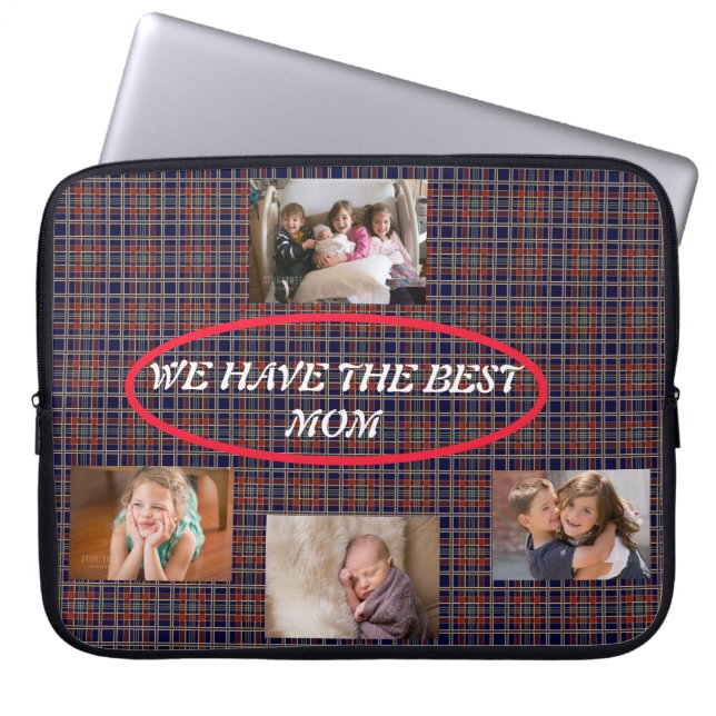 Visa foton från Kärlek till Mamma Tartan Freestyle Laptop Fodral (Framsidan)
