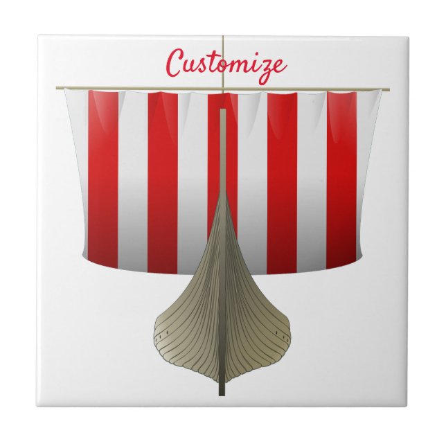 Visa Frakt som seglar Thunder_Cove Kakelplatta (Framsidan)