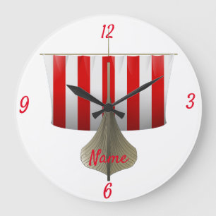 Visa Frakt som seglar Thunder_Cove Stor Klocka