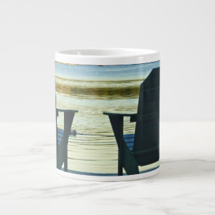 Visa från Adirondack-stolarna i Adirondacks, NY Jumbo Mugg
