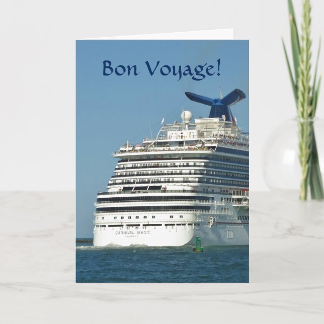 Visa från Astern Bon Voyage Kort (Framsida)