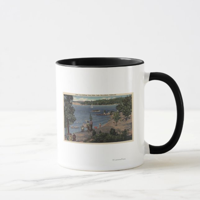 Visa från badkupongpunkt mugg (Höger)