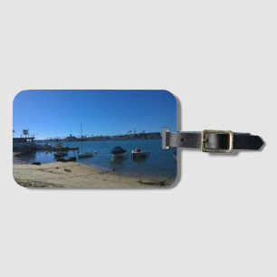 Visa från Balboa Island, Newport Beach, Kalifornie Bagagebricka