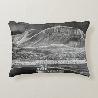 Visa från Barmouth till Cader Idris-kudden Prydnadskudde