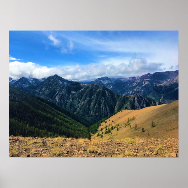 Visa från berget Howard-toppmötet, ELLER Poster (Framsidan)