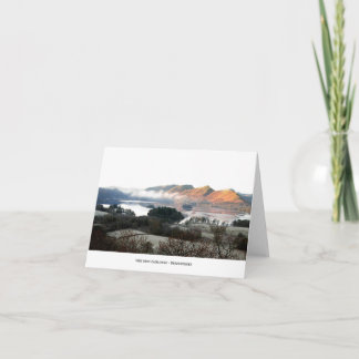 Visa från Castlehead - Derwentwater, Sjö District Kort