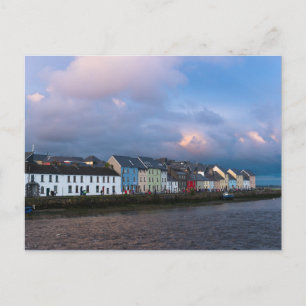 Visa från Claddagh of The Long Walk and Old Quays Vykort