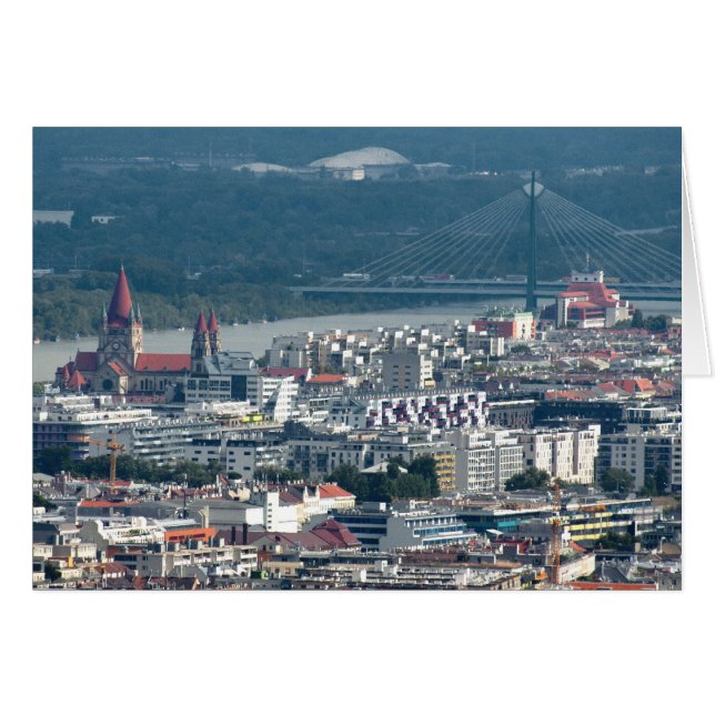 Visa från Cobenzl Hälsningskort (Framsidan Horizontal)
