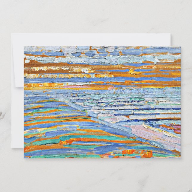 Visa från Dunes med Beach och Pier Kort (Framsida)