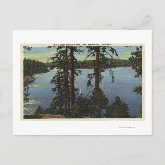 Visa från Emerald Bay Vykort (Framsida)