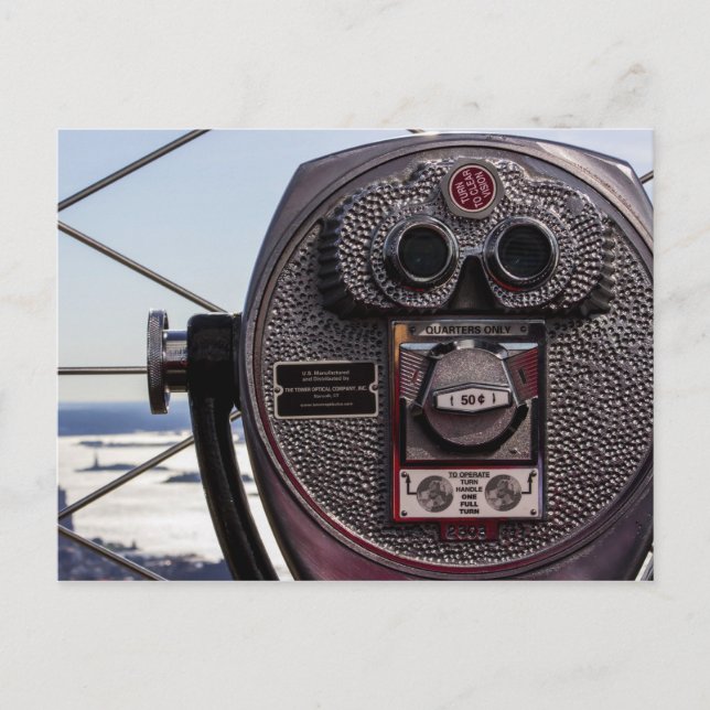 Visa från Empire state Byggnad, NYC Vykort (Framsida)