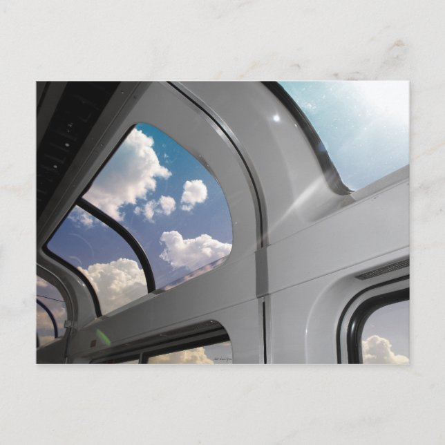 Visa från en Lounge-bil (vykort) Vykort (Framsida)