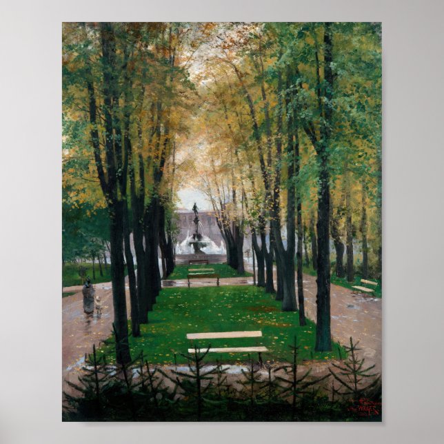 Visa från Fürstenberggalleriet | Hugo Birger Poster (Framsidan)