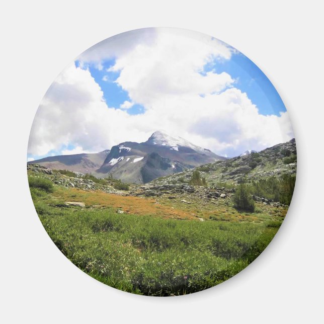 Visa från Gaylor Sjöar Trail, Tioga Pass, CA Magnet (Framsidan)