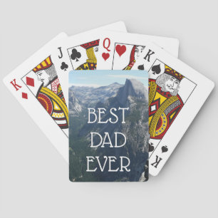 Visa från Glacier Point i Yosemite Bästa Pappa någ Casinokort