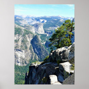 Visa från Glacier Point, Yosemite, CA Poster
