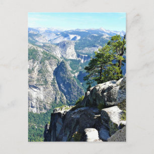 Visa från Glacier Point, Yosemite, CA Vykort