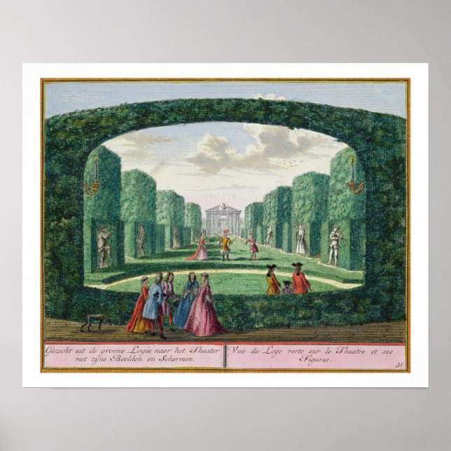 Visa från gröntens loggia till teatern, från "H Poster (Framsidan)
