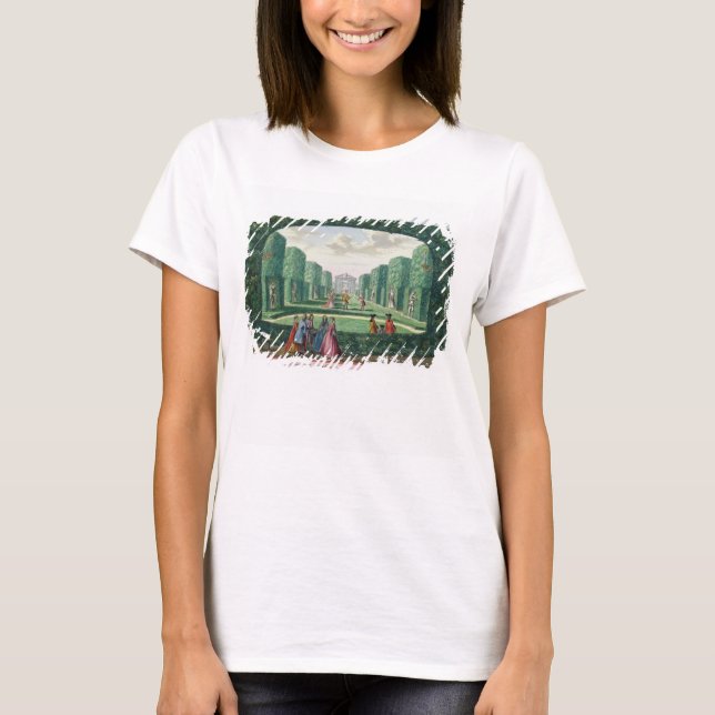 Visa från gröntens loggia till teatern, från "H Tee Shirt (Framsida)