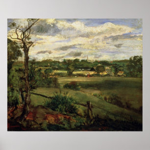 Visa från Hampstead Heath, 1834 Poster