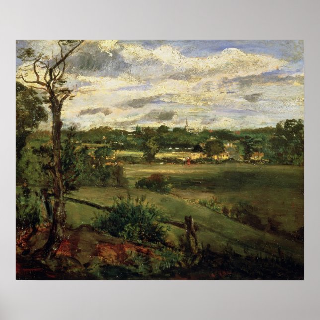 Visa från Hampstead Heath, 1834 Poster (Framsidan)