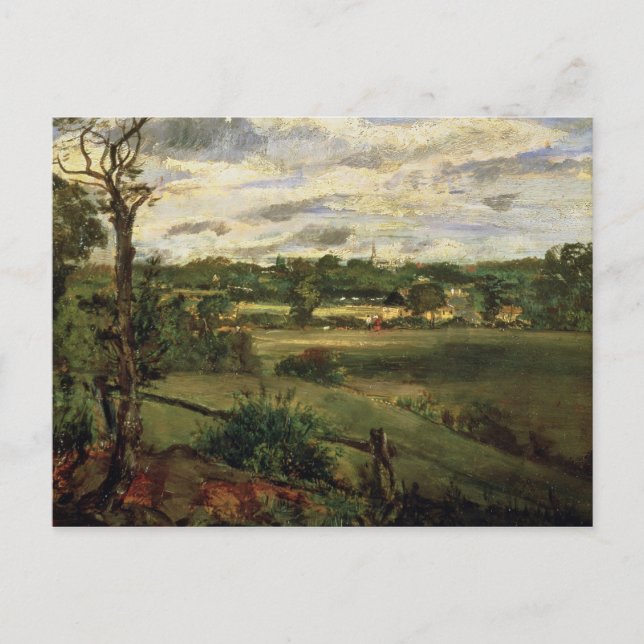 Visa från Hampstead Heath, 1834 Vykort (Framsida)