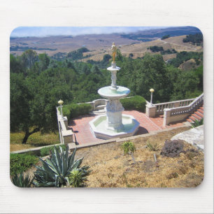 Visa från Hearst Castle, San Simeon, Kalifornien Musmatta