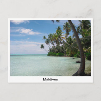 Visa från Hevaahulhudhoo Island Postcard Vykort