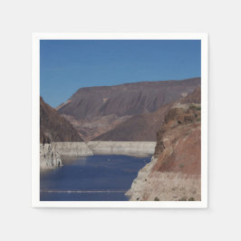 Visa från Hoover Dam 2016 Pappersservett