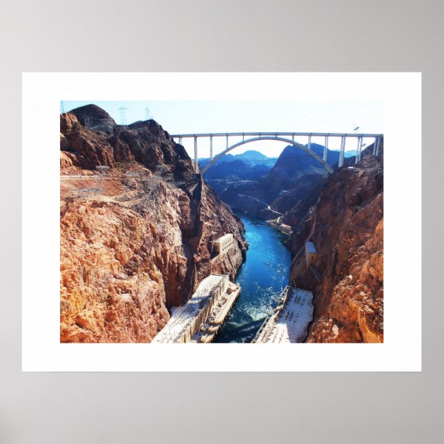 Visa från Hoover-dammen Poster (Framsidan)