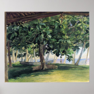 'Visa från hut' - John LaFarge-utskrift Poster