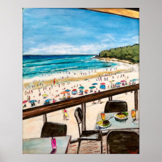 Visa från Klubben Noosa Surfa Poster