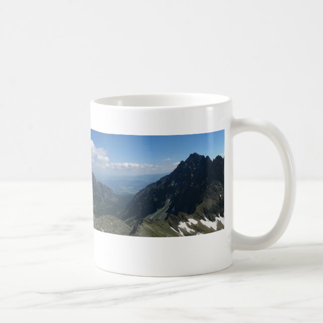 Visa från Koprowa Pass, Tatras Kaffemugg (Höger)
