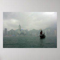 Visa från Kowloon mot Wan Chai, Hongkong