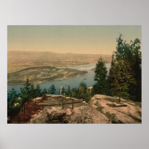 Visa från Krogkleven, Ringerike, Norge Poster