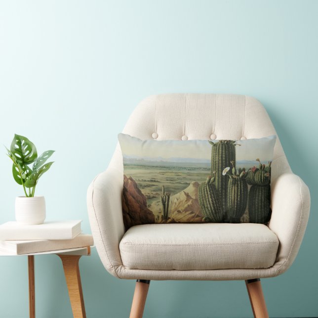 Visa från Maricopa-berget nära Rio Gila från Pratt Lumbarkudde (Stol)