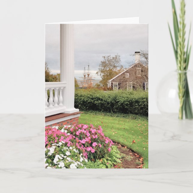 Visa från Mayblommor Society House Kort (Framsida)