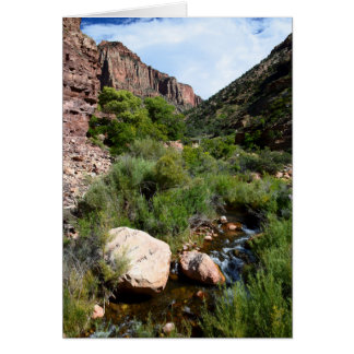 Visa från North Kaibab Trail OBS Kort
