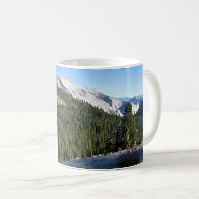 Visa från Olmstead Point, Yosemite, CA Kaffemugg (Framsida höger)
