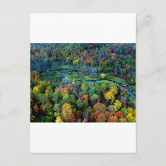 visa från ovan vykort