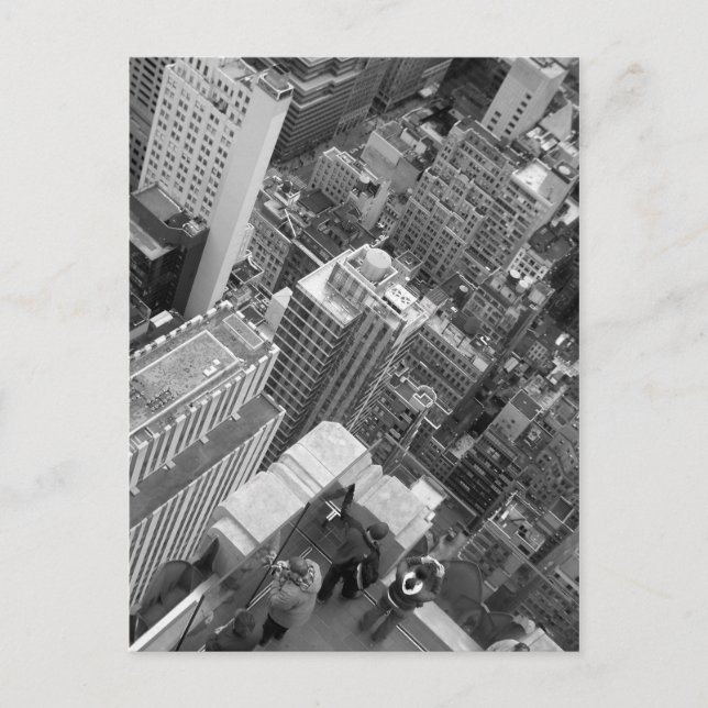 Visa från överkant av NYC för Sten Vykort (Framsida)