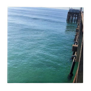 Visa från Pier, Newport Beach, Kalifornien Kakelplatta